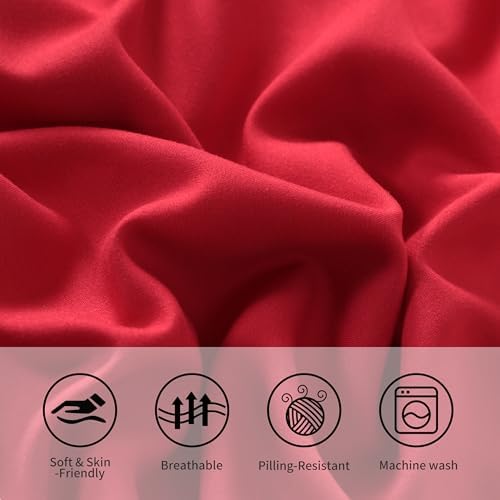Queen Pillow Cases, 2 Pack, 20x30 in, Microfiber - Image 5