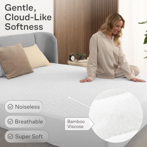 100% Waterproof Noiseless & Breathable Full Size Mattress Protector - Image 4