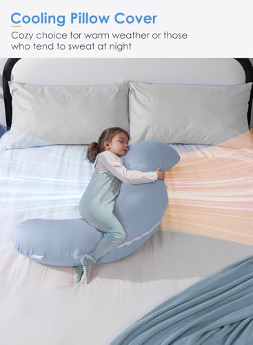 QUEEN ROSE Body Pillow for Side Sleepers, Cooling S Shaped Hug Pillow - Image 6