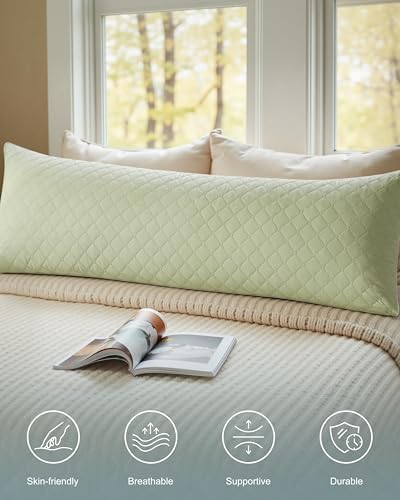 YZ HOME Long Body Pillow for Adults, Firm Body Pillow Shredded Memory Foam - Image 2
