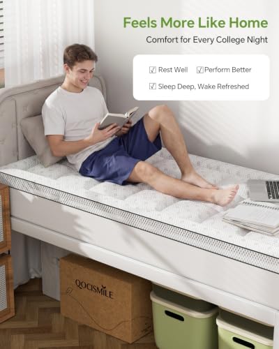 College Dorm Room Essentials Twin XL Mattress Topper - Image 4