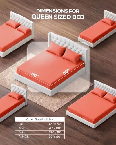 King Fitted Sheet, Ultra Soft Fits Up to 15 Inch Deep Pocket - Image 3