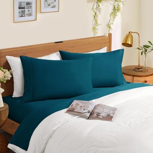 Horbaunal Microfiber Pillowcases King Size, 2 Pack - Image 2
