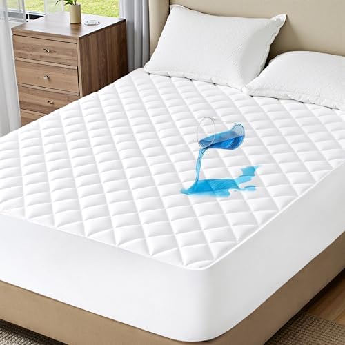 Bedsure Short Queen Mattress Protector, Waterproof Mattress Protector by BEDSURE