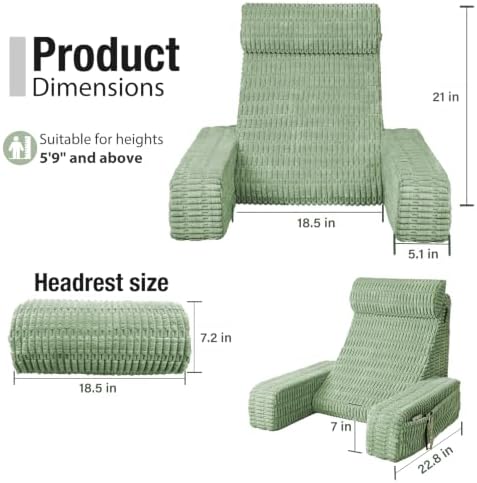 Reading Pillow for Bed Sitting Up - Image 2