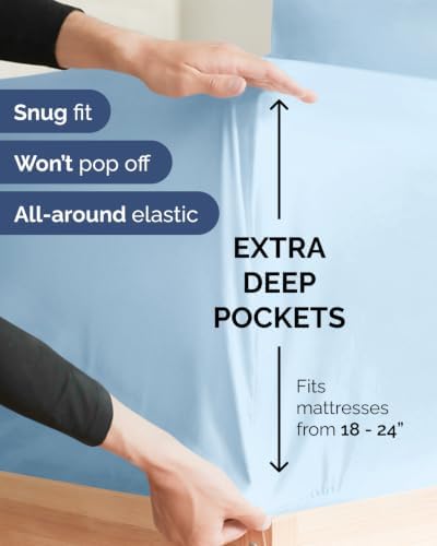 Extra Deep Flex Top Split Head King Sheet Set - Image 4
