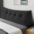 Headboard Pillow Queen, Wall Backrest Wedge Pillow Headboard by huateanhome