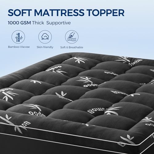 SakuraHome Twin XL Mattress Topper, Extra Thick Pillow Top Mattress Pad - Image 2