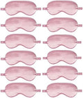 12PACK Silky Sleep Masks Satin Eye Mask Silk Eyes Cover by WJingYiJia