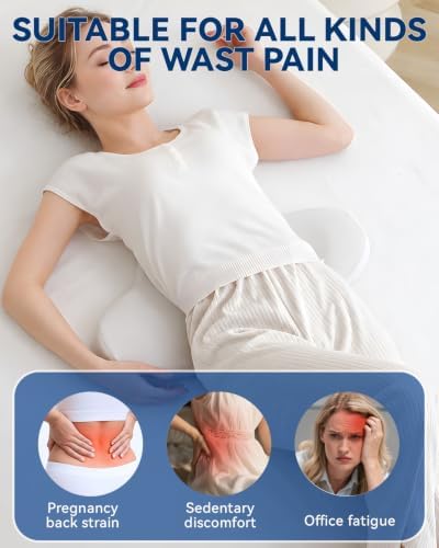 SMDR High Lumbar Support Pillow, Dual-Wing Memory Foam Back Cushion - Image 6