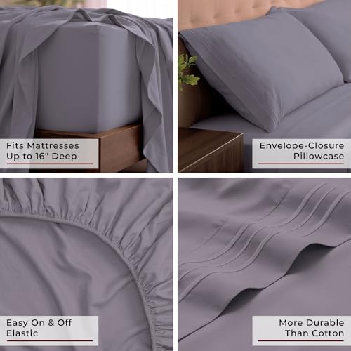 Mellanni Iconic 4-Piece, Ultra Soft Sheet Set - Image 5
