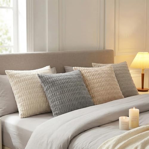 Fancy Homi 8 Packs Decorative Throw Pillow Covers - Image 7