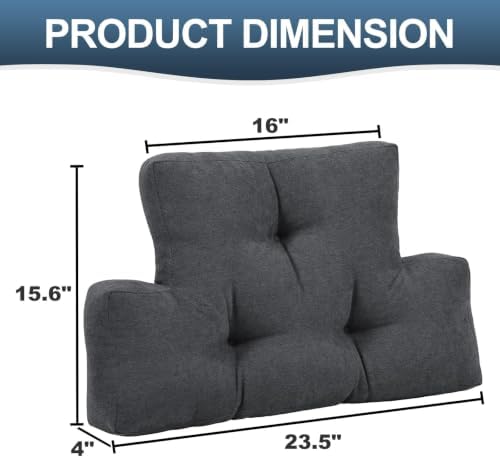 Back Pillow for Recliner Lumbar Support Pillow Soft and Fluffy Back Support - Image 7