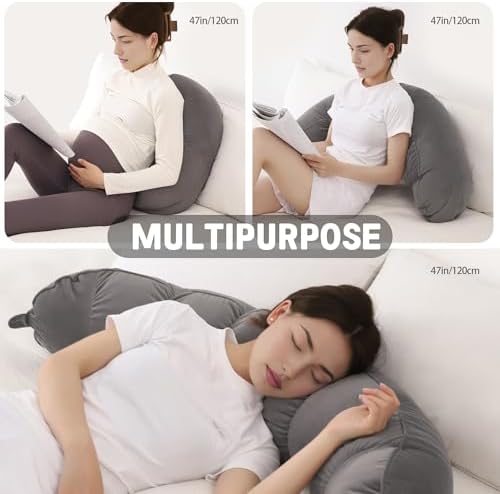 Peallow – Long Round Body Pillow - Image 6