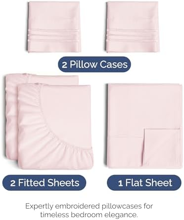 Split King Size 5 Piece Sheet Set - Image 2