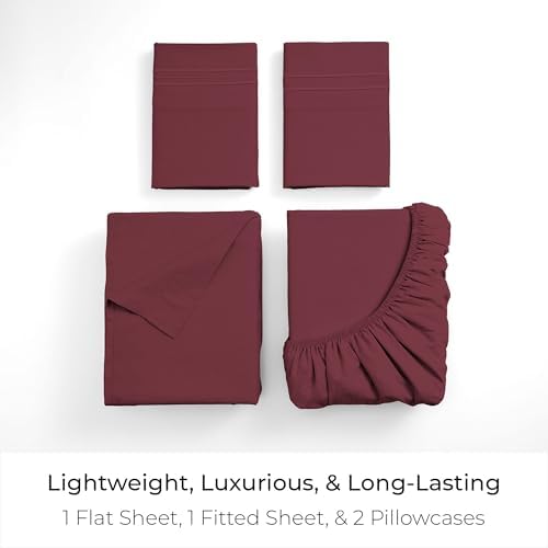Mellanni Iconic 4-Piece, Ultra Soft Sheet Set - Image 3