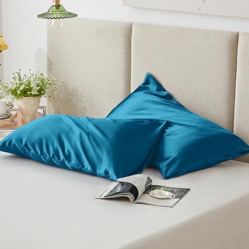Love's cabin Satin Pillowcase Set of 2 Standard Size 20x26, Cooling Pillow - Image 6