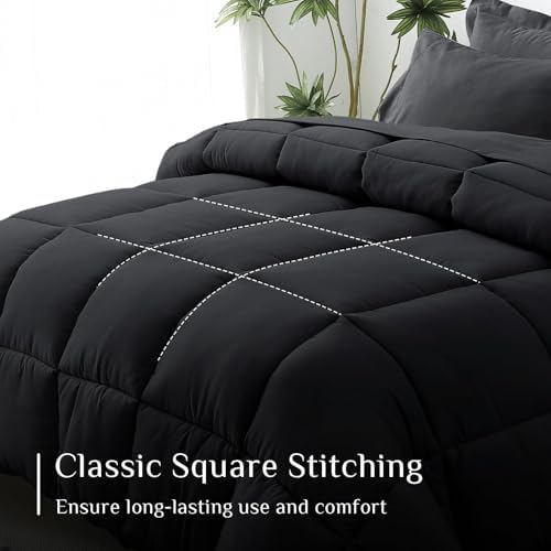 JOLLYVOGUE Full Comforter Set, Ultra-Soft Bed in a Bag Full Size 7 Pieces - Image 5