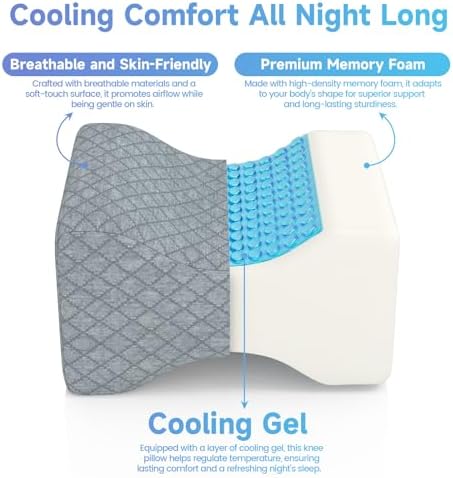 CloudBliss Cooling Gel Knee Pillow - Image 3