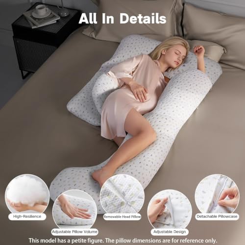 Pregnancy Pillows for Sleeping, Full Body Maternity Pillow - Image 3