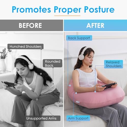 QUEEN ROSE Reading Pillow, Gaming Lap Pillow - Image 2