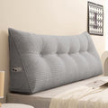Queen Wedge Pillow Headboard Backrest Triangular Headboard Cushions by DetailsMakeLifeMoreSoft