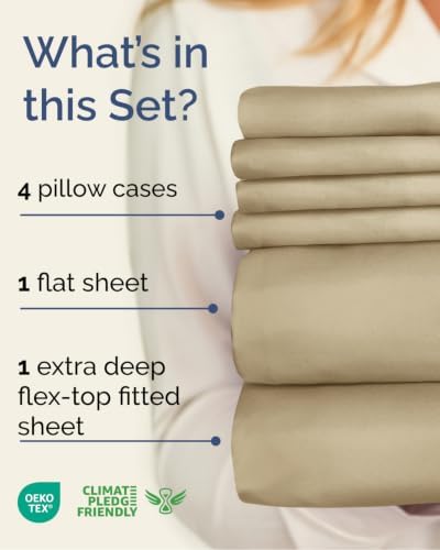 Extra Deep Flex Top Split Head King Sheet Set - Image 2