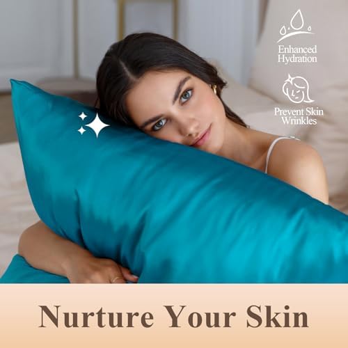 Silk Like Satin Pillowcase Queen Size, 2 Pack, 20x30 Inches - Image 4