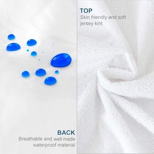 Twin Mattress Protector Zippered, Soft Terry Surface Mattress Encasement - Image 3