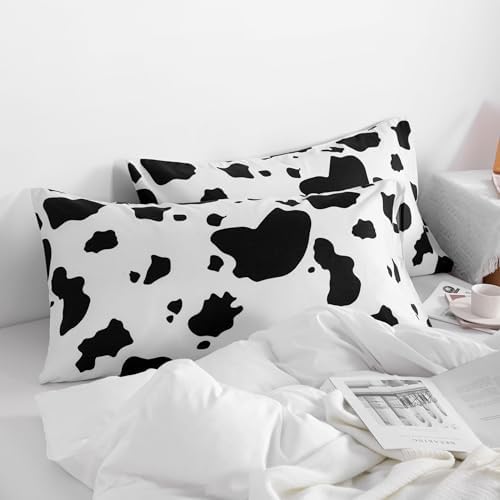 NTBAY King Cow Microfiber Pillowcases - Image 2