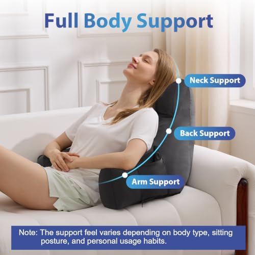IPYNBAP Back Pillow for Bed Sitting up, Reading Pillow, 20 Inch - Image 5