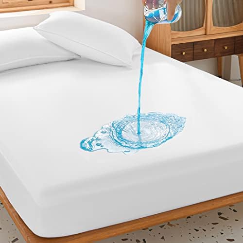 2 Pack Cal King Waterproof Mattress Protector Deep Pocket Mattress Cover by Unilibra