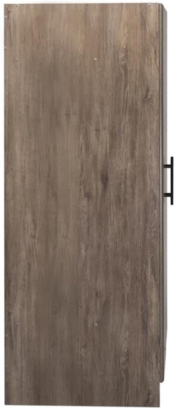 Pemberly Row 32 inch Drifted Gray Engineered Wood Wardrobe Cabinet