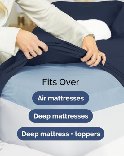 CGK Linens 2 Pack Extra Deep Queen Fitted Sheets - Image 7