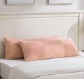 Fancy Homi Set of 2 Peach Boho Long Lumbar Body Decorative Throw Pillow Cover by Fancy+Homi