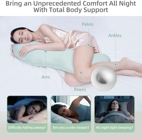 Body Pillows for Adults, Full Body Pillow for Side Sleepers, Long Body Pillow - Image 3