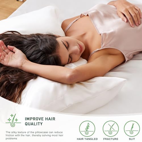 Love's cabin Satin Pillowcase Set of 2 Standard Size 20x26, Cooling Pillow - Image 3