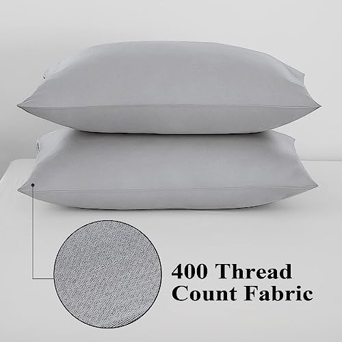 100% Egyptian Cotton Queen Size Pillow Protectors - Image 6