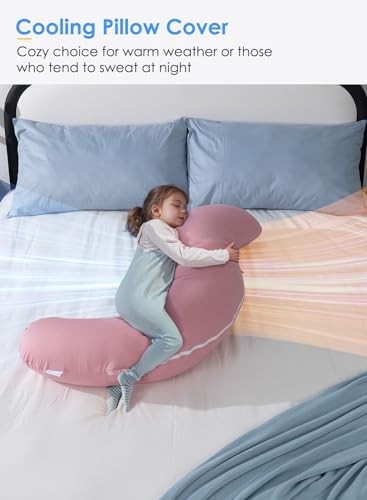 QUEEN ROSE Body Pillow for Side Sleepers, Cooling S Shaped Hug Pillow - Image 5