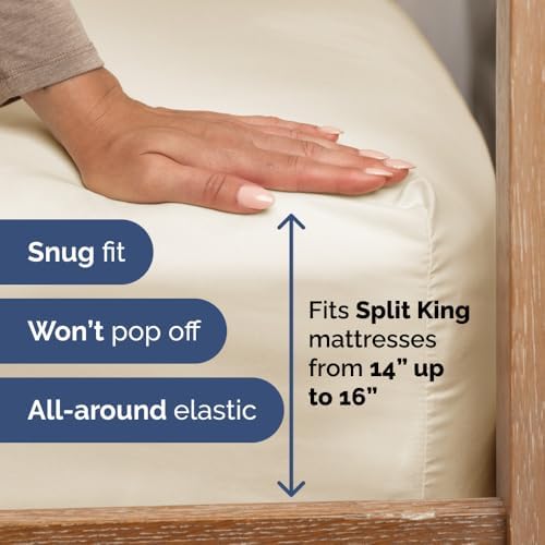 Flex Top Split Head King 4 Piece Sheet Set - Image 4