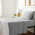 Amazon Basics Breathable, Stretchy 100% Cotton Jersey Knit 3 Piece Bed Sheet Set by AmazonBasics