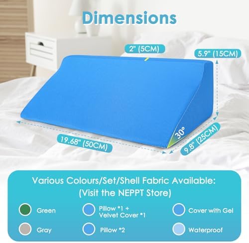 Bed Wedge Pillow For Sleeping Seniors Post Surgery Incline Pillow Bedsore - Image 3