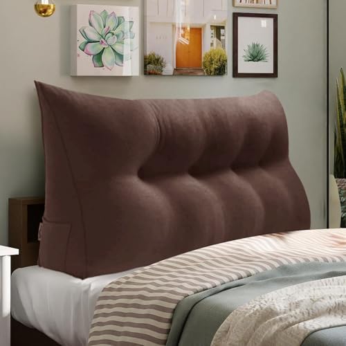 WOWMAX Bed Wedge Headboard Pillow Twin Reading Pillow by WOWMAX