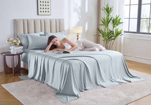Pure Bamboo California King Sheets, Genuine 100% Organic Viscose Derived from - Image 2