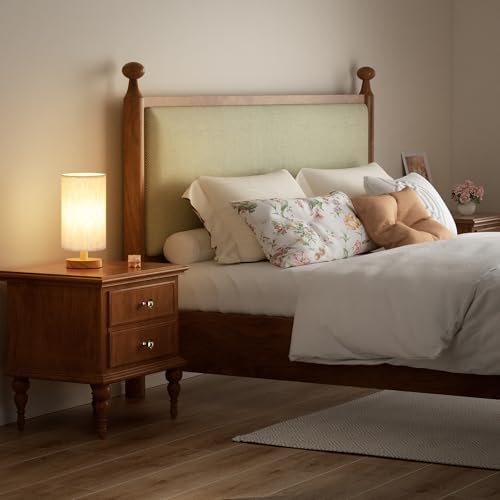 Fenmzee 9" Small Table Lamp for Bedroom - Inline Control with 3000K Bulb - Image 6