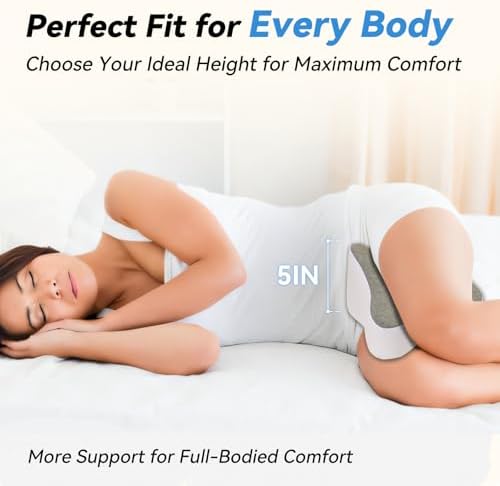 UJPFEO Knee Pillow for Side Sleepers, Leg Pillows for Sciatica, Joints Between - Image 4