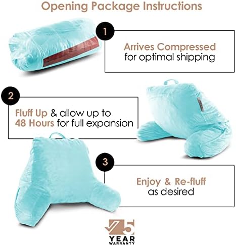 Nestl Reading Pillow with Shredded Memory Foam, Designed - Image 2