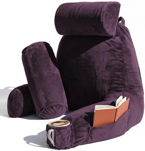 Nestl Reading Pillow for Bed, Back Pillow for Sitting Up in Bed by Nestl