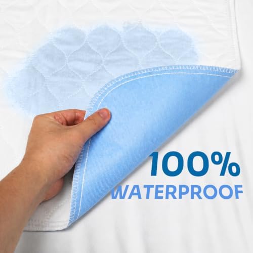 Ultra Soft Quilted Bed Pads, Heavy Absorbency Underpads - Image 3
