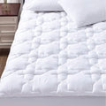 CozyLux Cal King Mattress Pad, Cotton Top, 450 GSM Down Alternative Fill by CozyLux